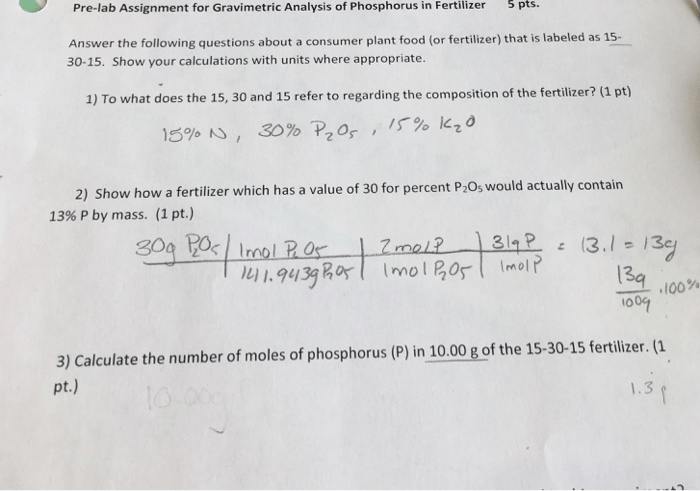 Experiment 18 potentiometric analysis pre lab answers